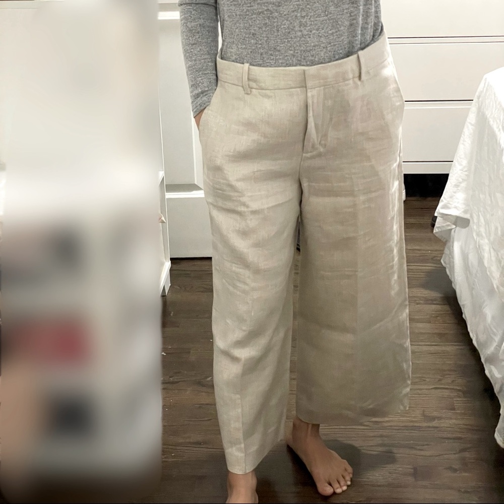 Like new J Crew linen pants